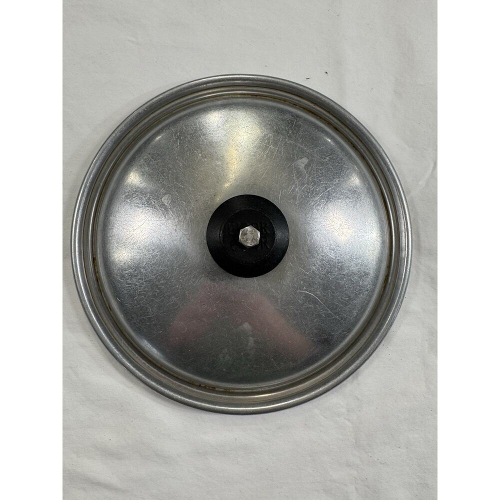 Vintage 9” Stainless Steel Lid For Pot Or Pan